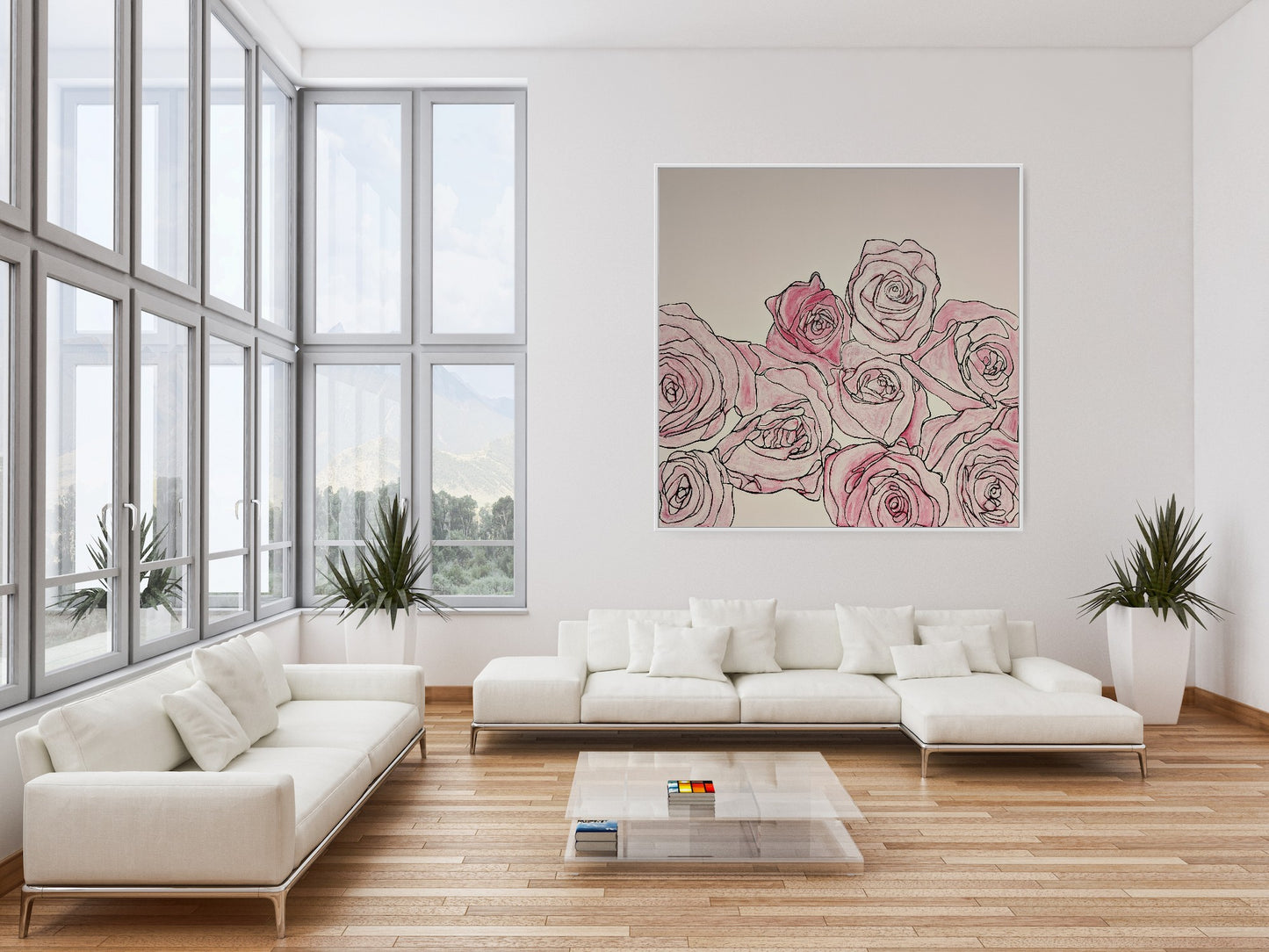 Flesh Flowers (60x60)