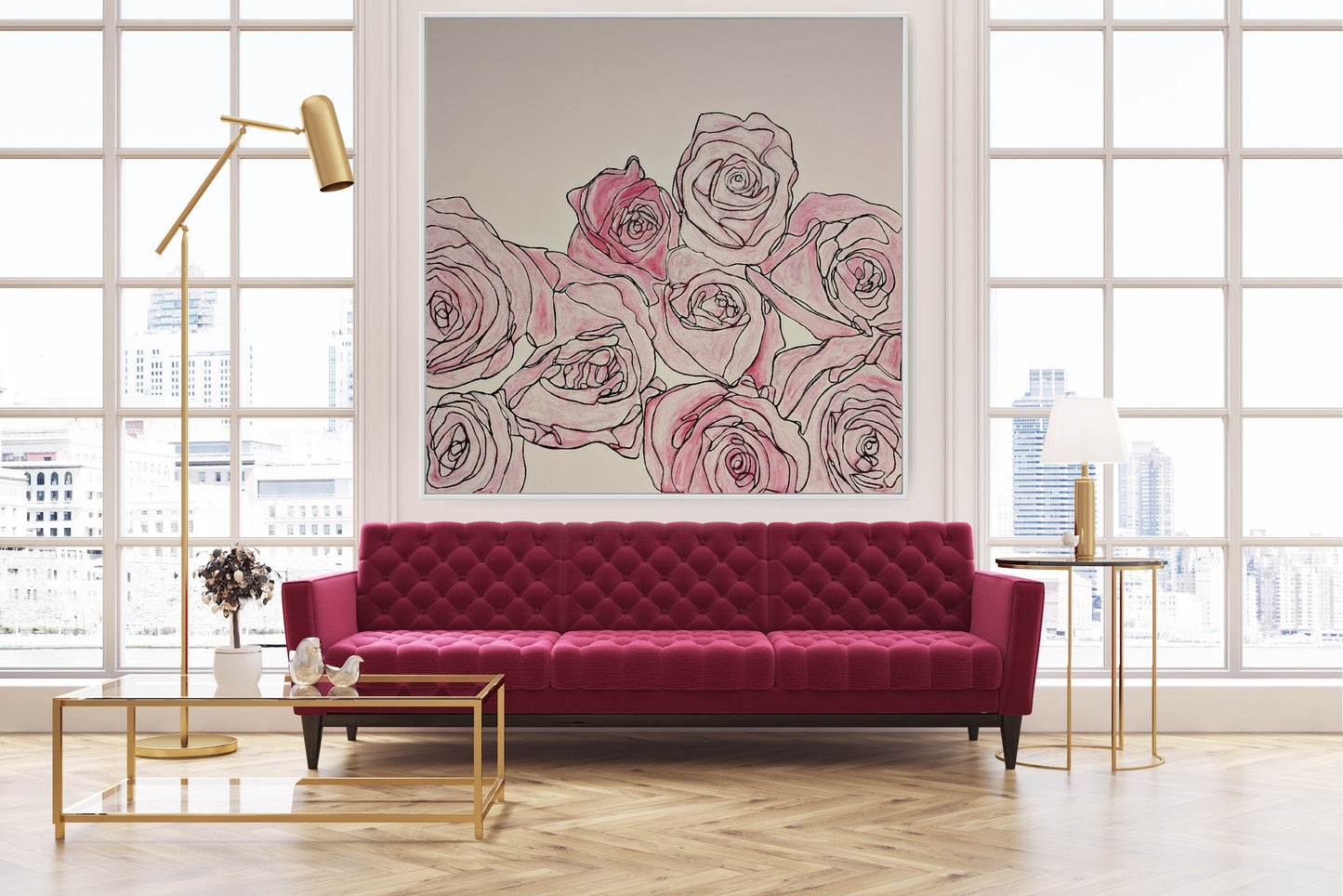 Flesh Flowers (60x60)
