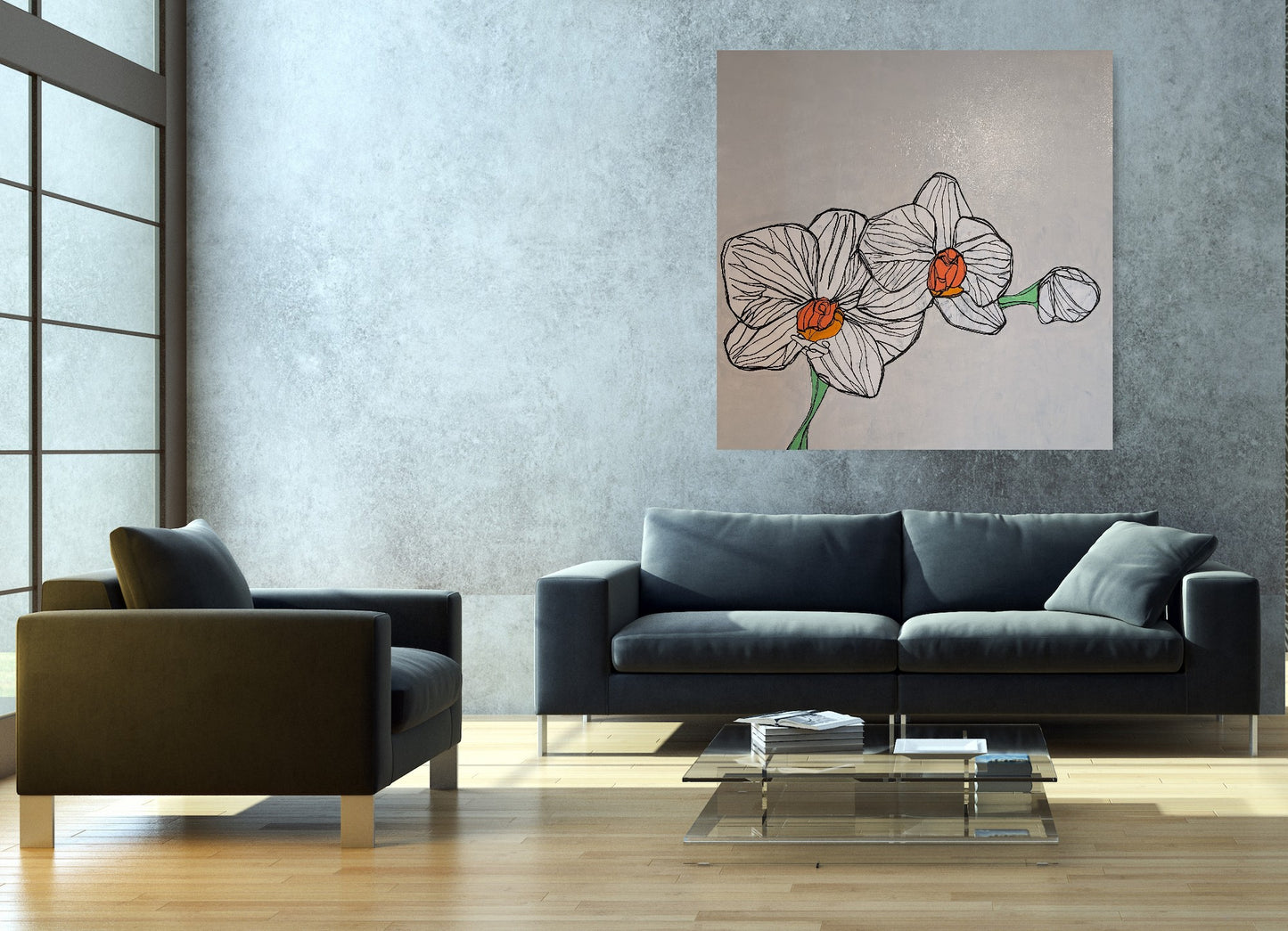 Orchid Bloom (48x48)