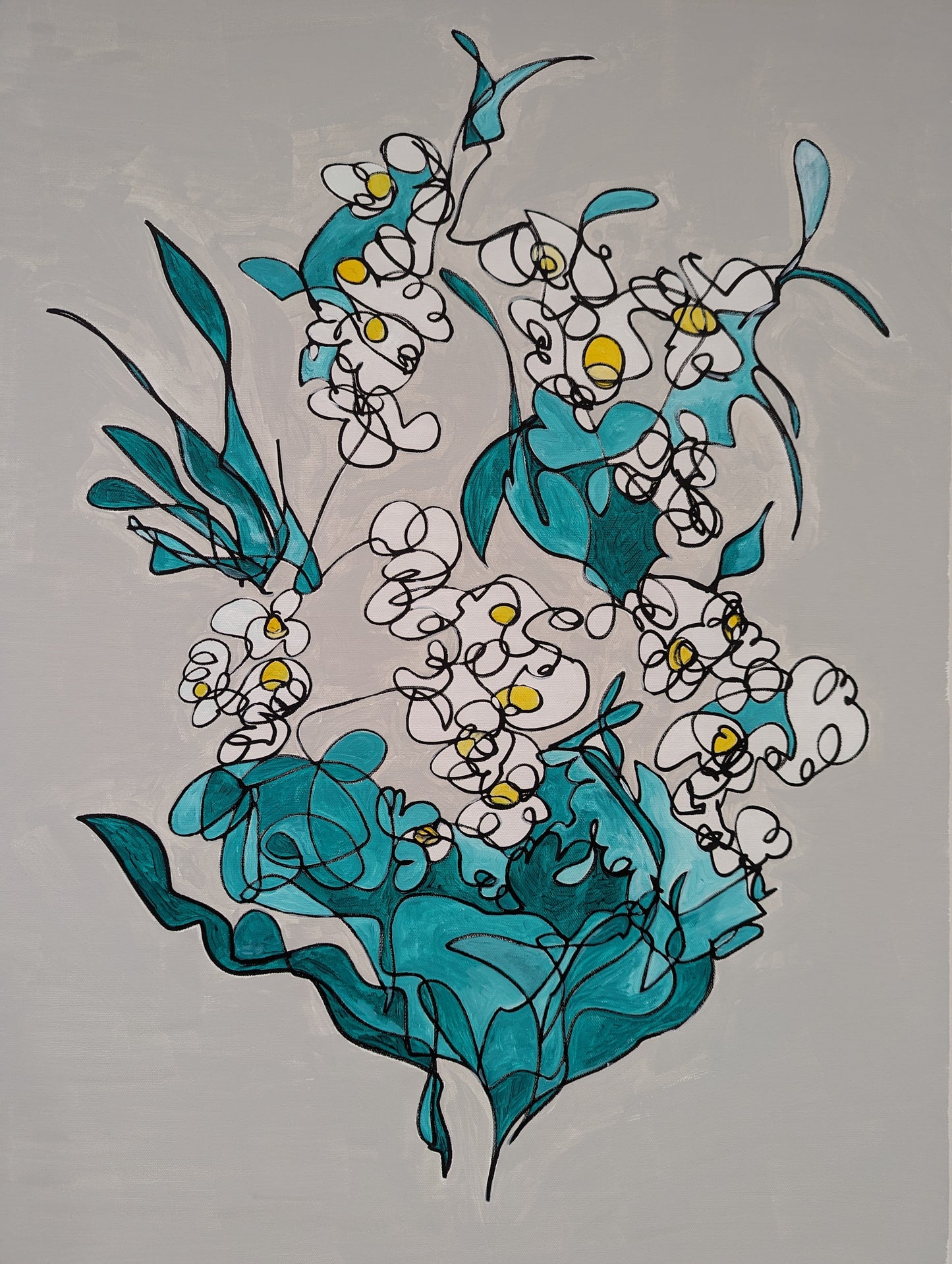 Seoul Flowers 1 (24x36)