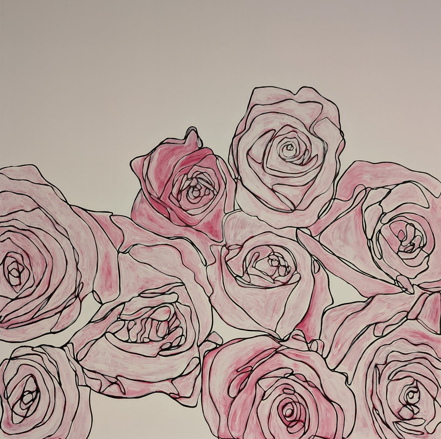 Flesh Flowers (60x60)