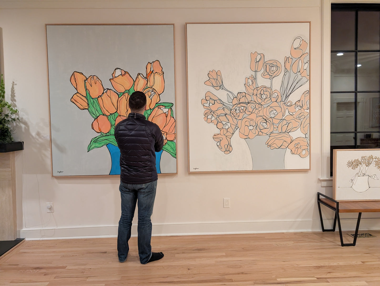 Dutch Orange Tulips (60x72)