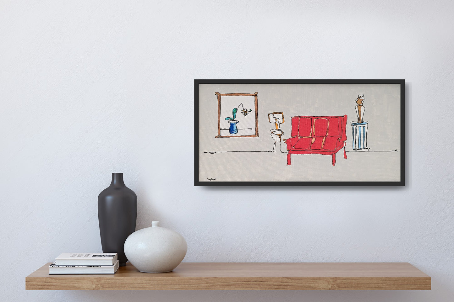 Stay A While (17x32)