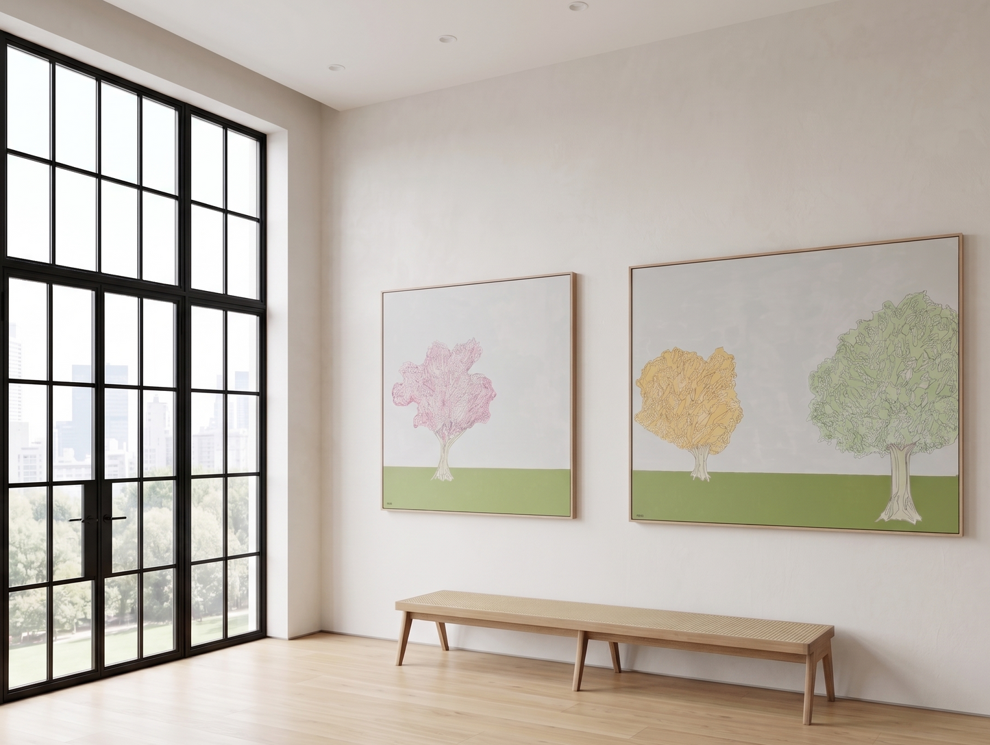 Blossom's Cradle (60 x 60)