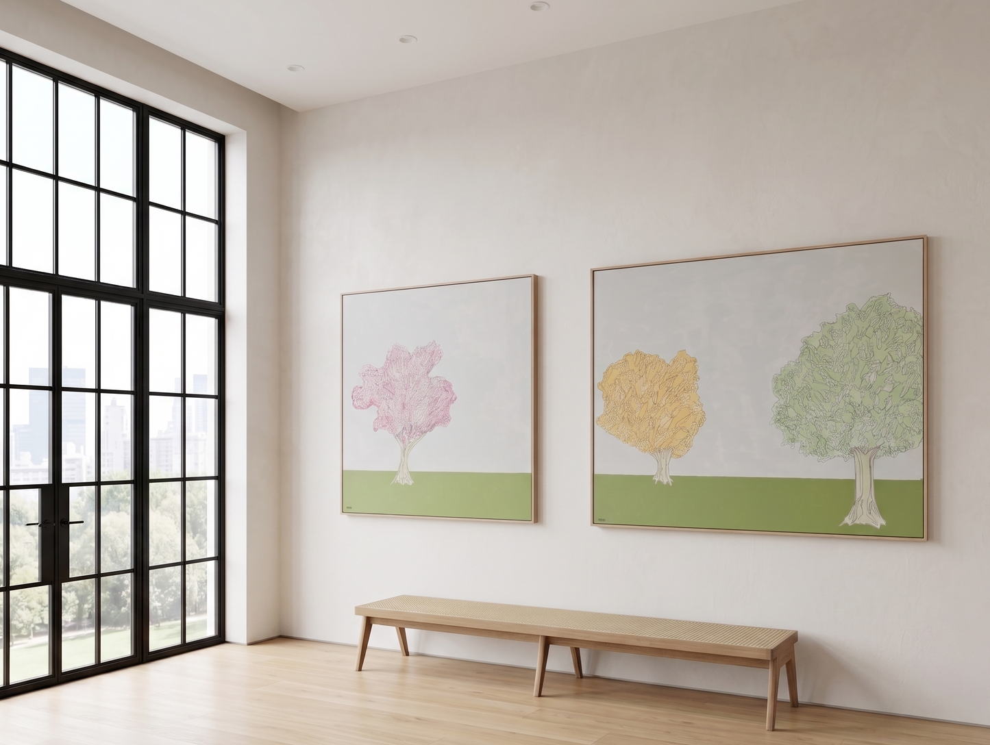 Blossom's Cradle (60 x 60)