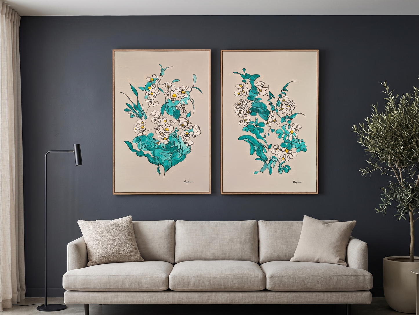 Seoul Flowers 2 (24x36)
