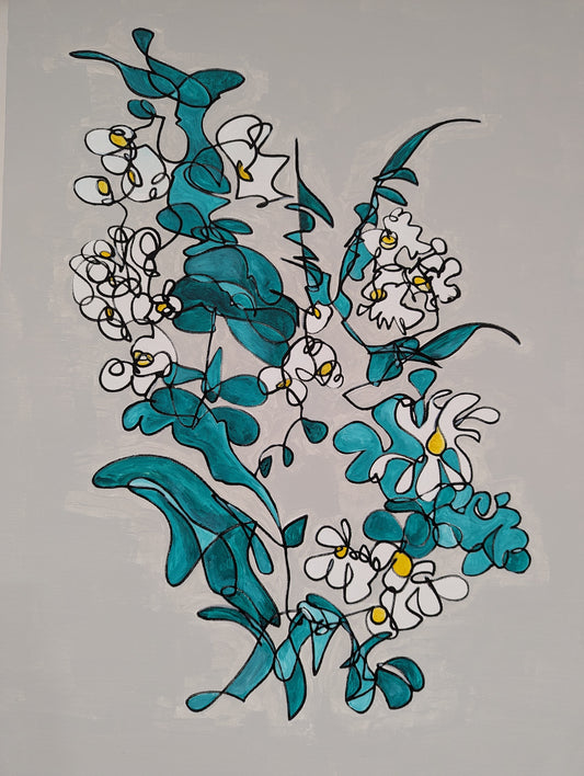 Seoul Flowers 2 (24x36)