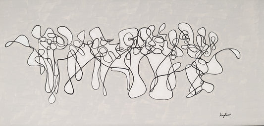 Dancing Flowers II (18x32)