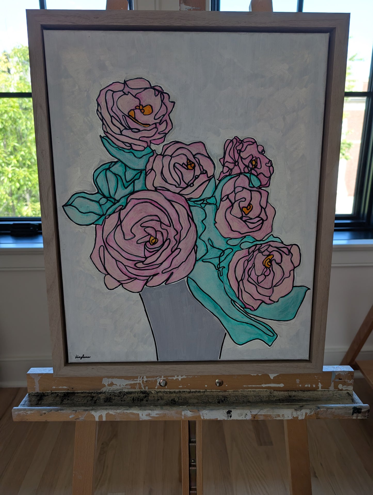 Sunday Morning Roses (20x16)