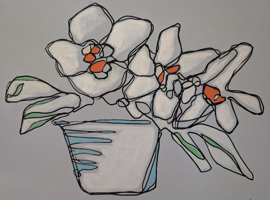 Petal Pop Trio (16x20)