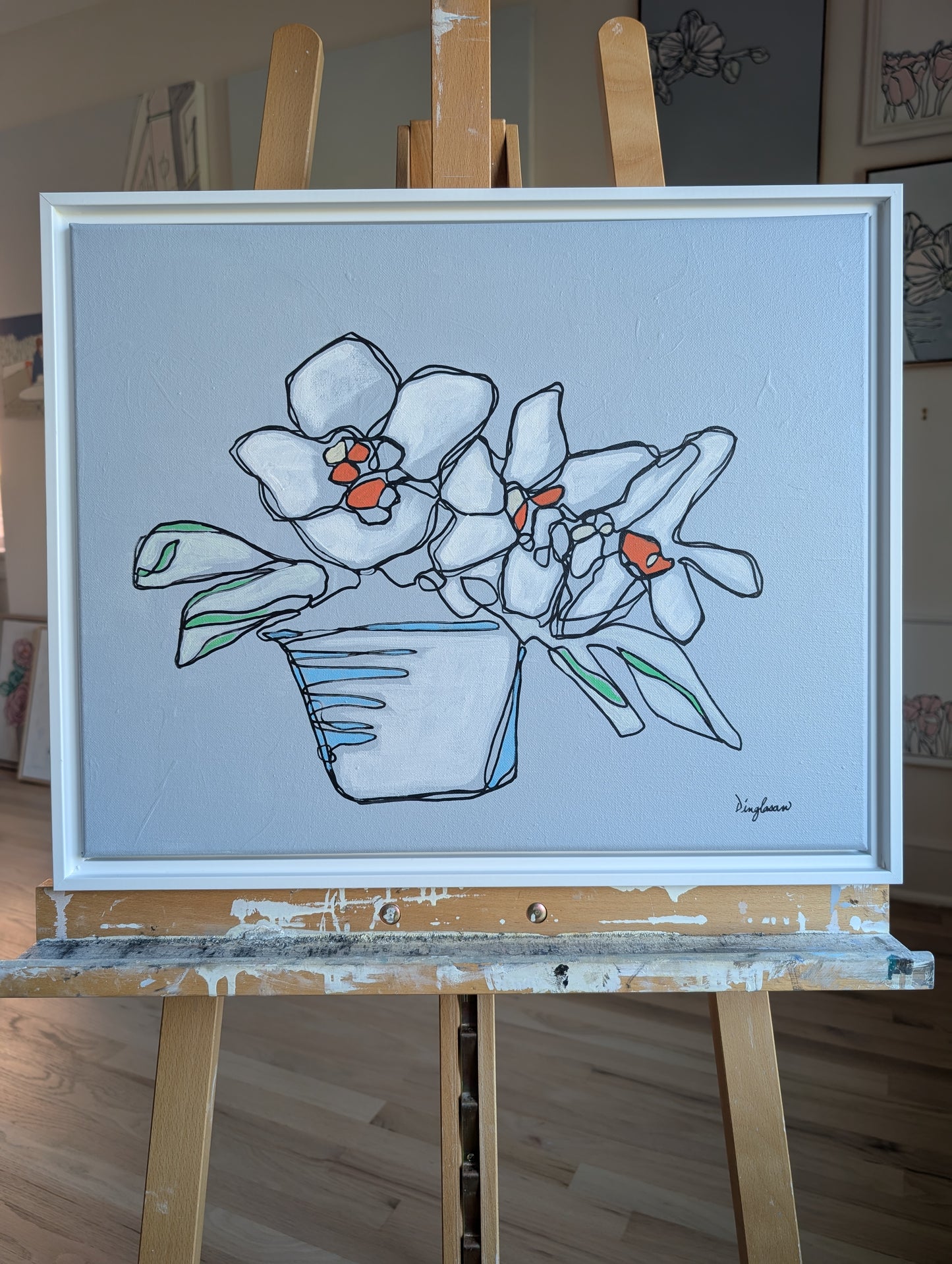 Petal Pop Trio (16x20)