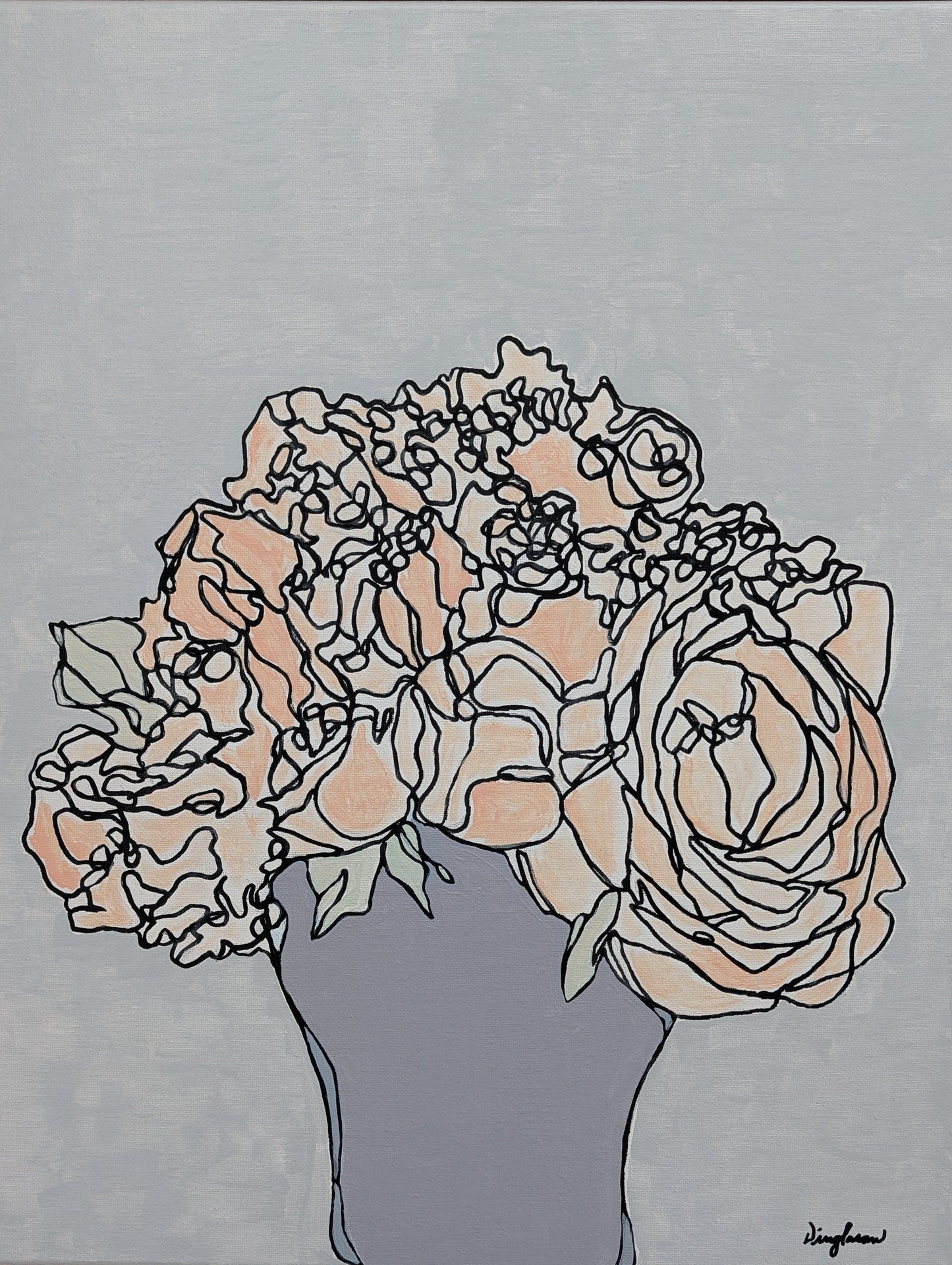 Mediterranean Bouquet (16x20)