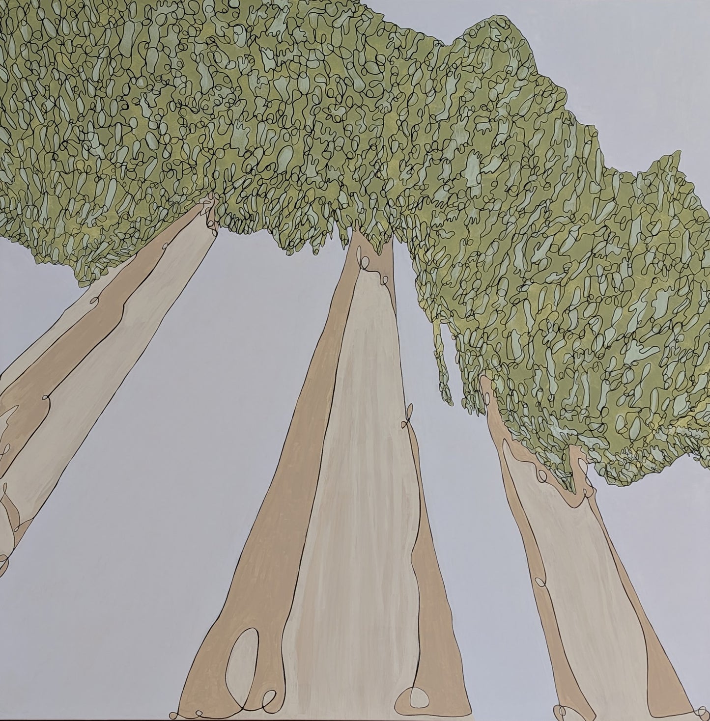 Tree Sisters (60 x 60)