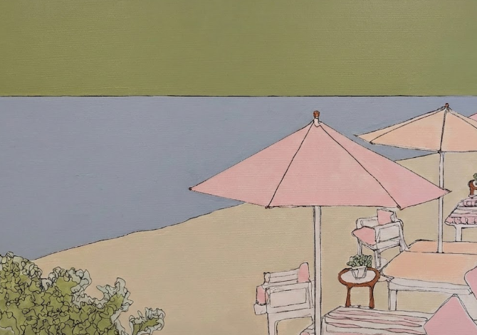 Paraggi Beach Club (Dyptich 36x36 Each)